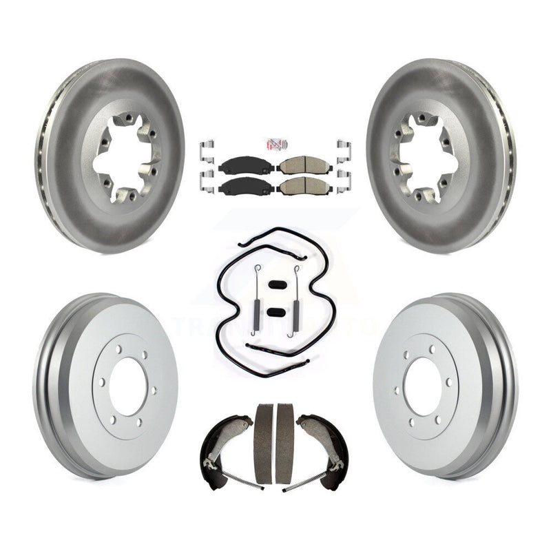 Transit Auto KGA-104196 Disc Brake Kit for 2004-2008 Isuzu i-290, Isuzu i-370 and More - Front and Rear
