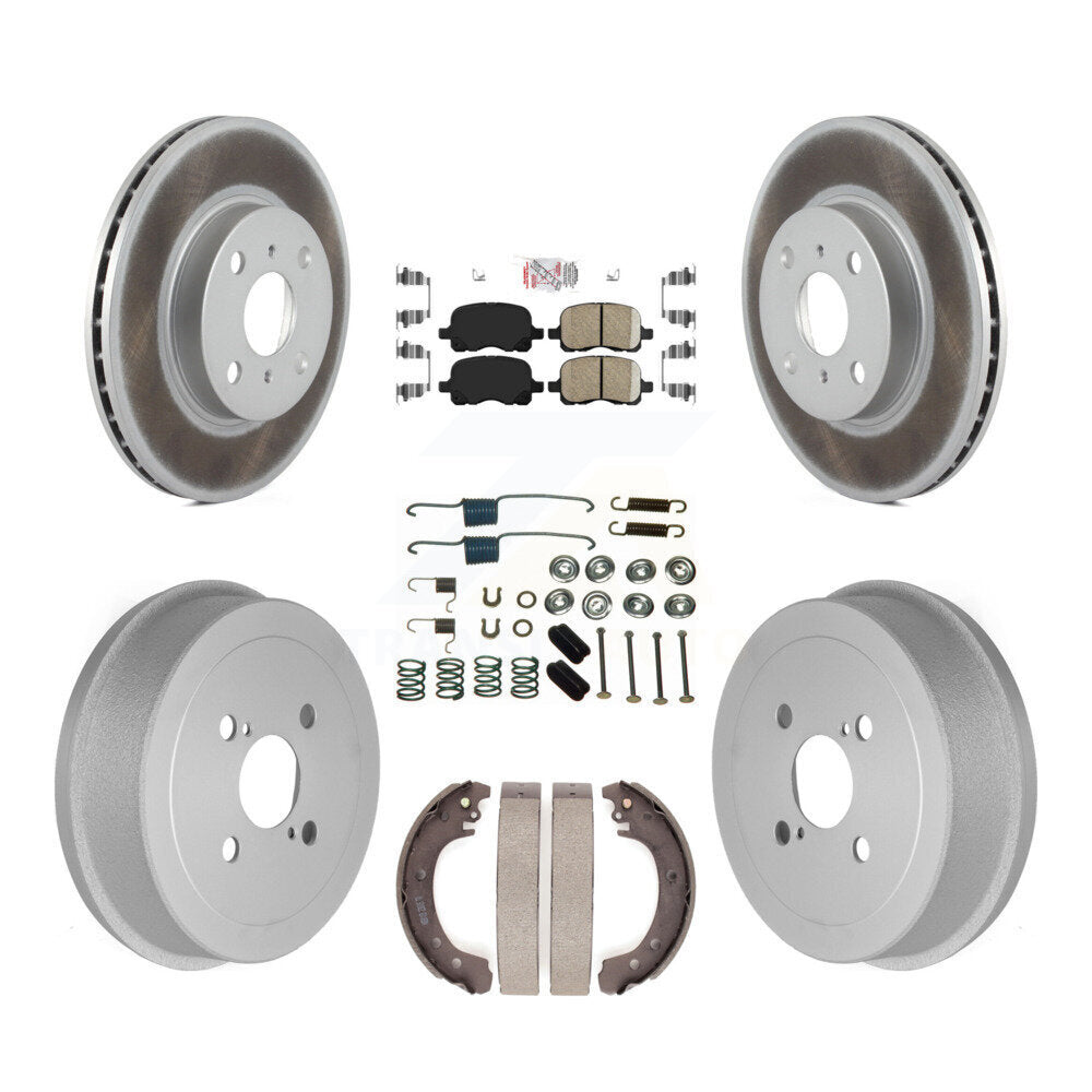 Transit Auto KGA-104197 Disc Brake Kit for 2002 Toyota Corolla - Front and Rear