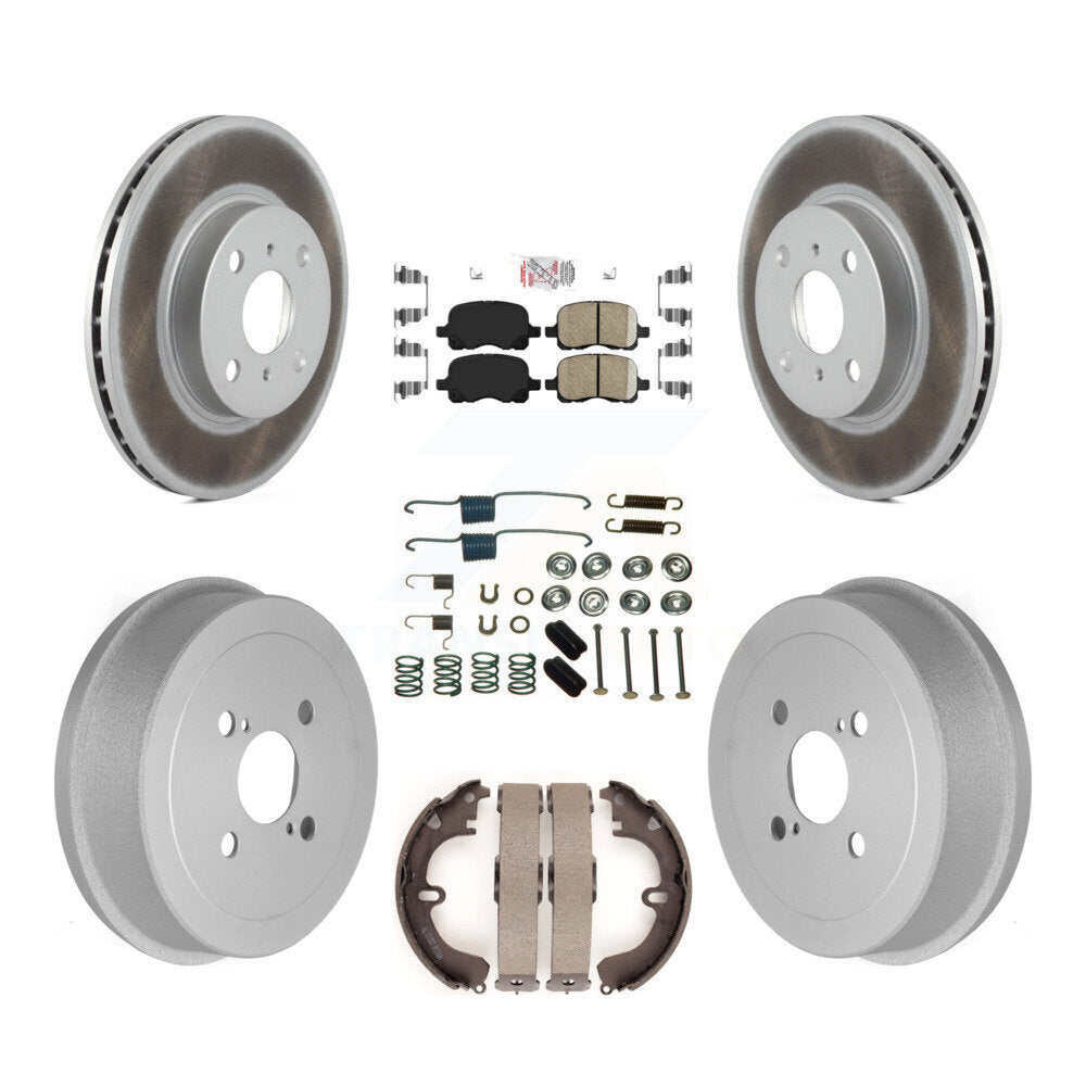 Transit Auto KGA-104198 Disc Brake Kit for 1999-2002 Toyota Corolla - Front and Rear