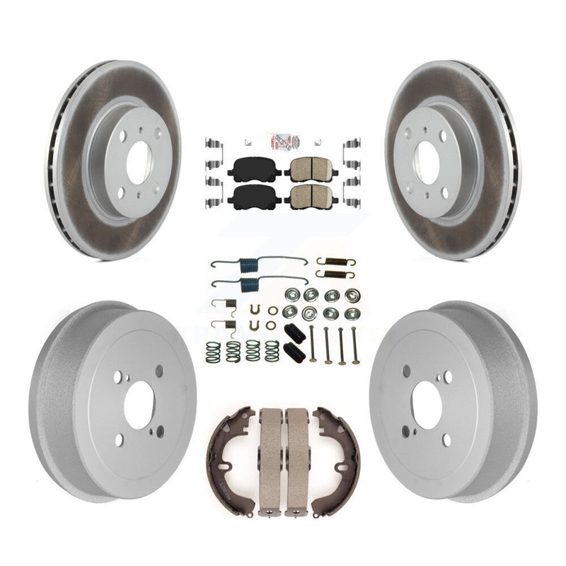 Transit Auto KGA-104198 Disc Brake Kit for 1999-2002 Toyota Corolla - Front and Rear