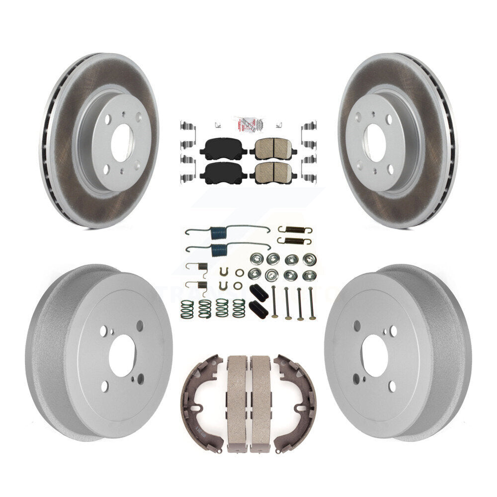 Transit Auto KGA-104202 Disc Brake Kit for 1998-2002 Chevrolet Prizm, Toyota Corolla - Front and Rear