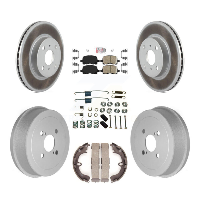 Transit Auto KGA-104202 Disc Brake Kit for 1998-2002 Chevrolet Prizm, Toyota Corolla - Front and Rear