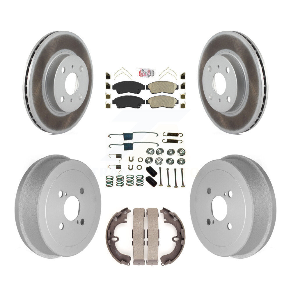 Transit Auto KGA-104203 Disc Brake Kit for 1993-1997 Geo Prizm, Toyota Corolla - Front and Rear