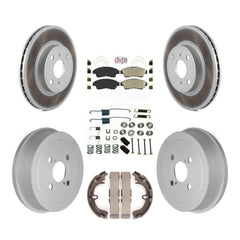 Transit Auto KGA-104203 Disc Brake Kit for 1993-1997 Geo Prizm, Toyota Corolla - Front and Rear