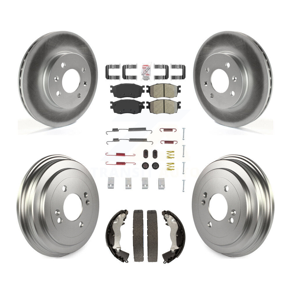 Transit Auto KGA-104204 Disc Brake Kit for 2006-2011 Hyundai Accent, Kia Rio, Kia Rio5 - Front and Rear