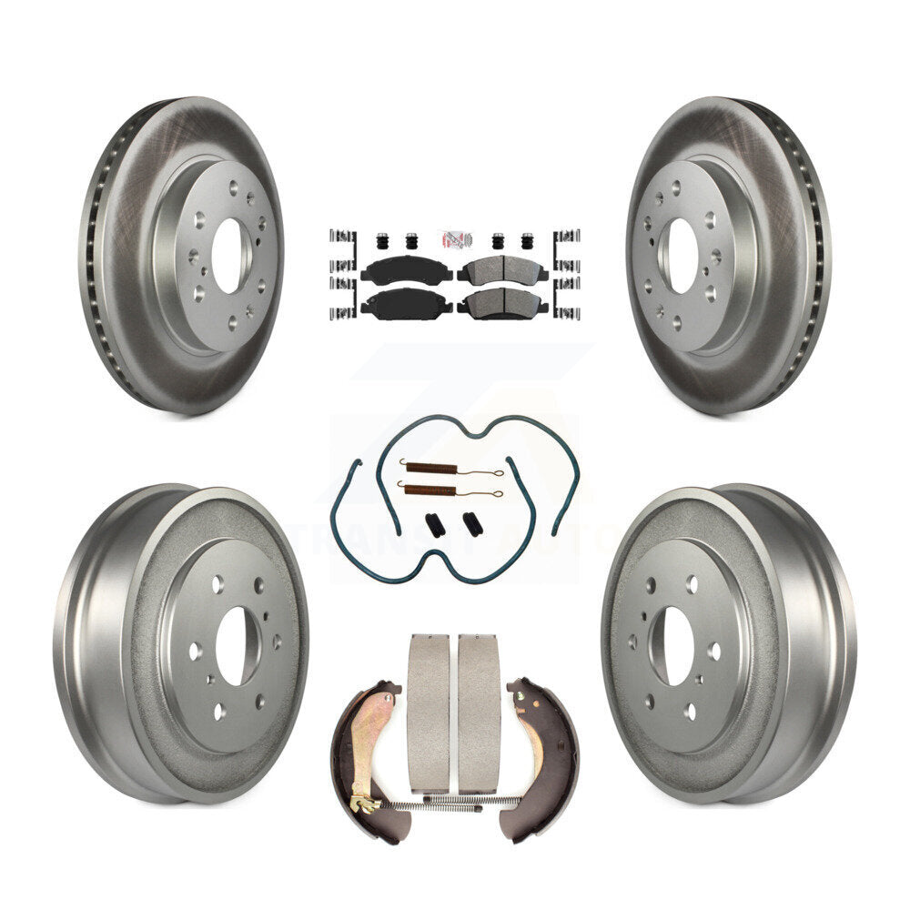 Transit Auto KGA-104209 Disc Brake Kit for 2005-2008 Chevrolet Silverado 1500, GMC Sierra 1500 and More - Front and Rear