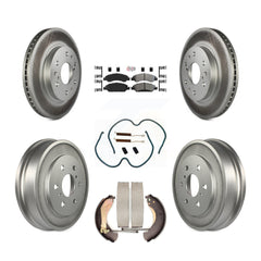 Transit Auto KGA-104209 Disc Brake Kit for 2005-2008 Chevrolet Silverado 1500, GMC Sierra 1500 and More - Front and Rear