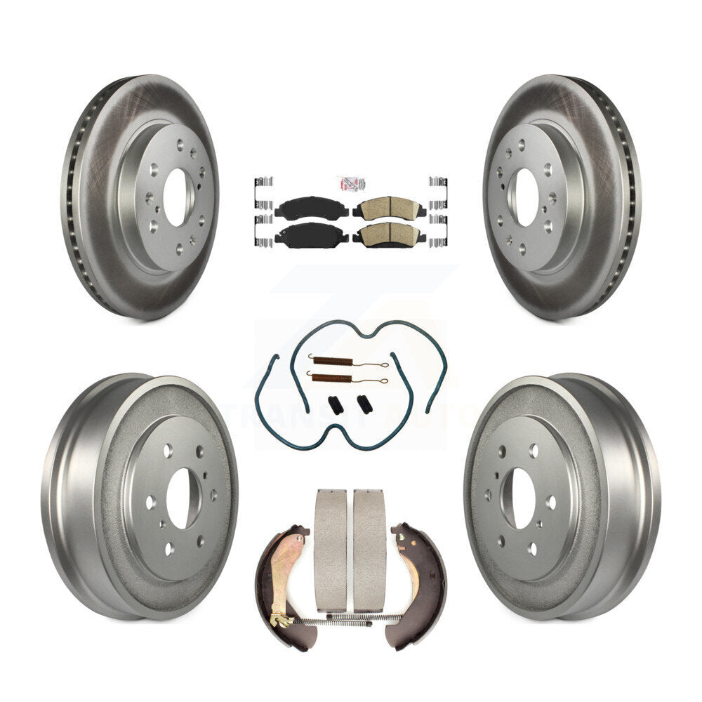 Transit Auto KGA-104210 Disc Brake Kit for 2005-2008 Chevrolet Silverado 1500, GMC Sierra 1500 and More - Front and Rear