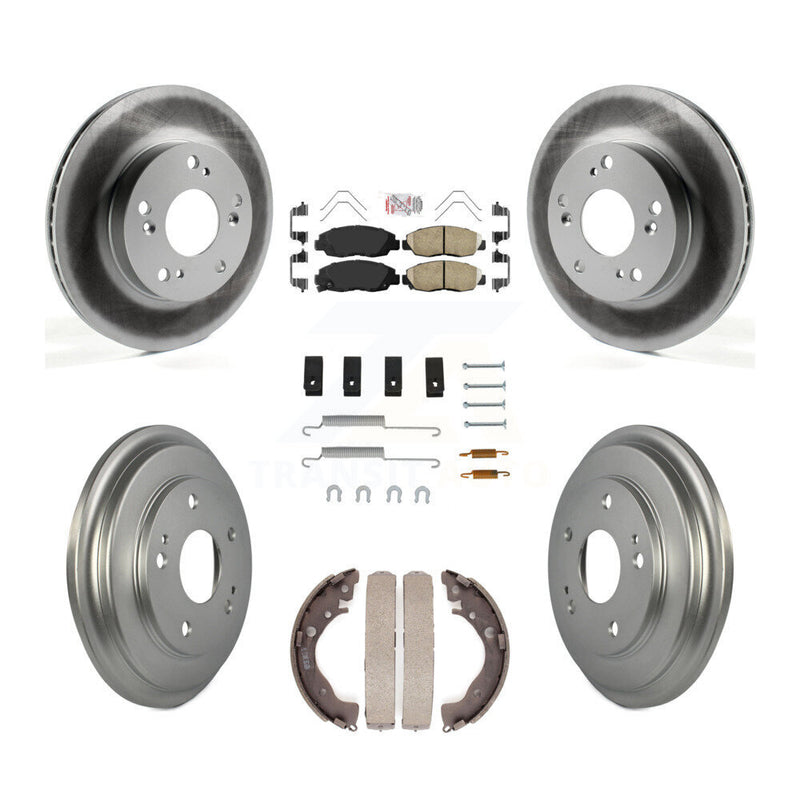 Transit Auto KGA-104217 Disc Brake Kit for 2012-2015 Honda Civic - Front and Rear