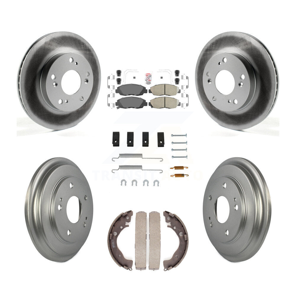 Transit Auto KGA-104218 Disc Brake Kit for 2012-2015 Honda Civic - Front and Rear
