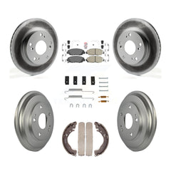 Transit Auto KGA-104218 Disc Brake Kit for 2012-2015 Honda Civic - Front and Rear