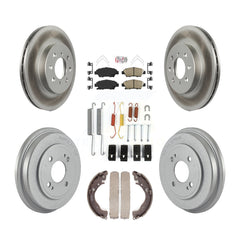 Transit Auto KGA-104219 Disc Brake Kit for 2009-2013 Honda Fit - Front and Rear