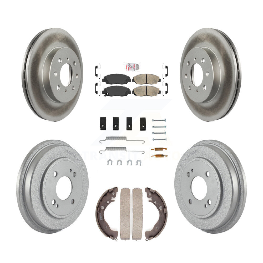 Transit Auto KGA-104221 Disc Brake Kit for 2010-2014 Honda Insight - Front and Rear