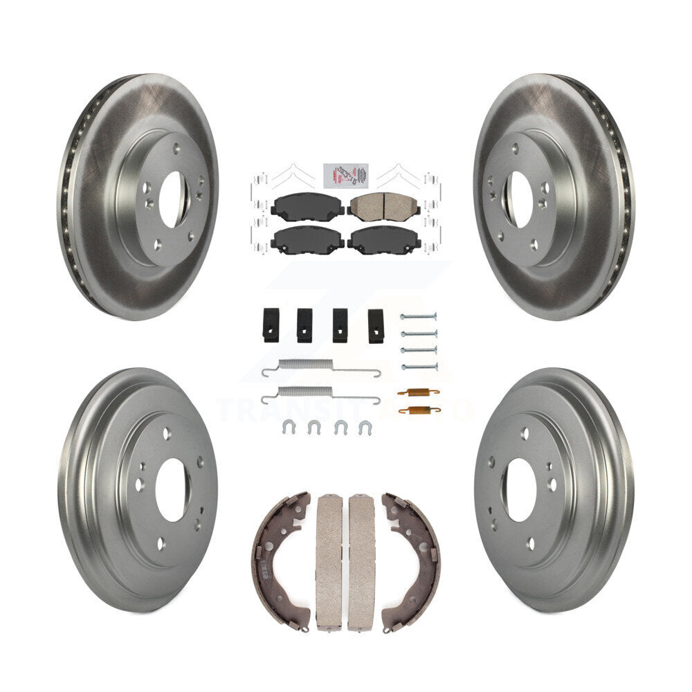 Transit Auto KGA-104222 Disc Brake Kit for 2013-2015 Honda Civic - Front and Rear