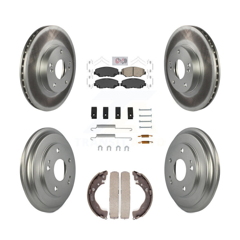 Transit Auto KGA-104222 Disc Brake Kit for 2013-2015 Honda Civic - Front and Rear