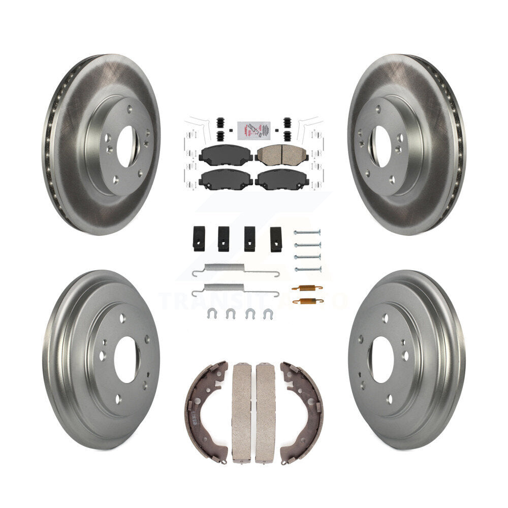 Transit Auto KGA-104223 Disc Brake Kit for 2013-2015 Honda Civic - Front and Rear