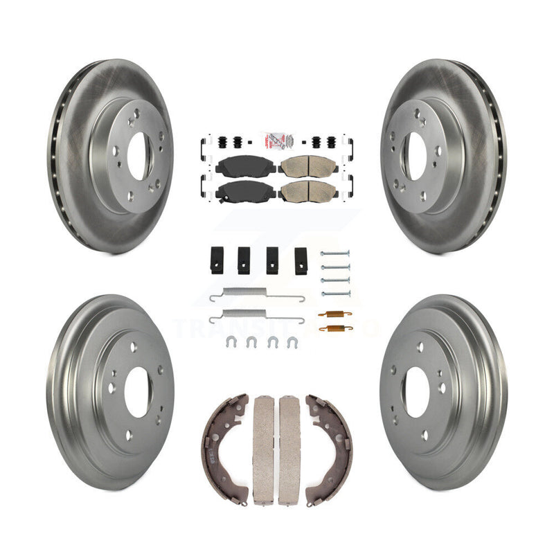 Transit Auto KGA-104224 Disc Brake Kit for 2006-2011 Honda Civic - Front and Rear