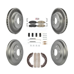 Transit Auto KGA-104225 Disc Brake Kit for 2006-2011 Honda Civic - Front and Rear