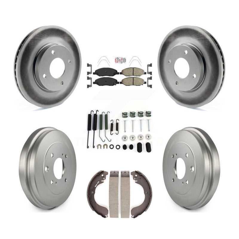 Transit Auto KGA-104226 Disc Brake Kit for 2008 Nissan Versa - Front and Rear