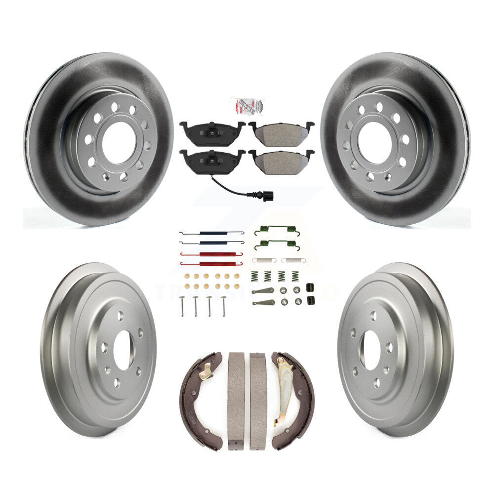 Transit Auto KGA-104227 Disc Brake Kit for 2011-2012 Volkswagen Jetta - Front and Rear
