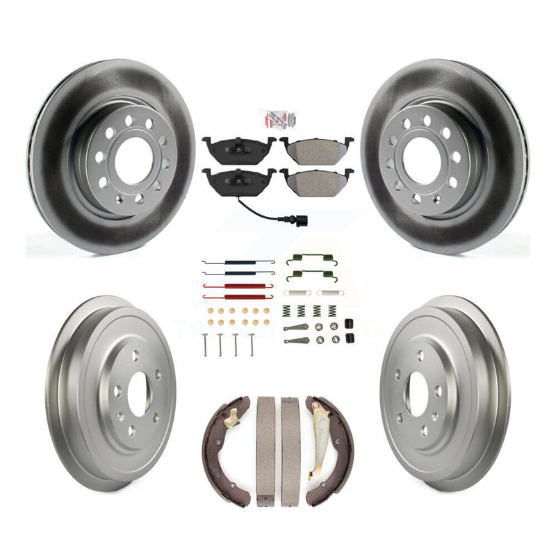 Transit Auto KGA-104227 Disc Brake Kit for 2011-2012 Volkswagen Jetta - Front and Rear