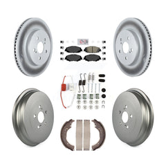 Transit Auto KGA-104237 Disc Brake Kit for 2019 Toyota Corolla - Front and Rear