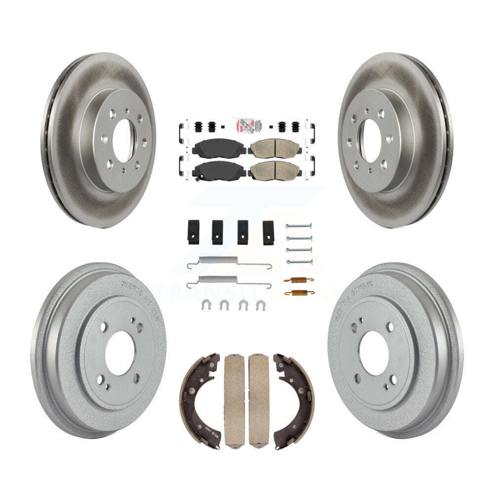 Transit Auto KGA-104238 Disc Brake Kit for 2001-2005 Honda Civic - Front and Rear