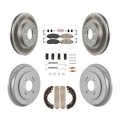 Transit Auto KGA-104238 Disc Brake Kit for 2001-2005 Honda Civic - Front and Rear