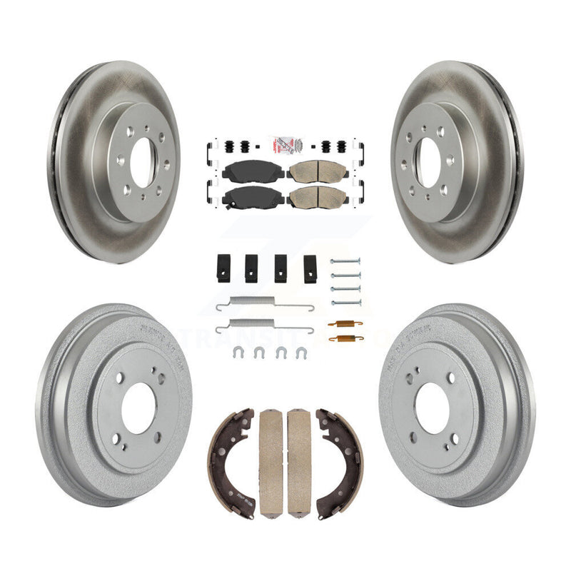 Transit Auto KGA-104238 Disc Brake Kit for 2001-2005 Honda Civic - Front and Rear