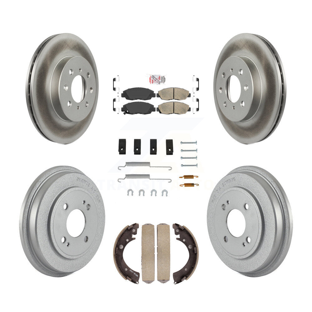 Transit Auto KGA-104239 Disc Brake Kit for 2001-2005 Honda Civic - Front and Rear