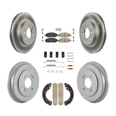 Transit Auto KGA-104239 Disc Brake Kit for 2001-2005 Honda Civic - Front and Rear