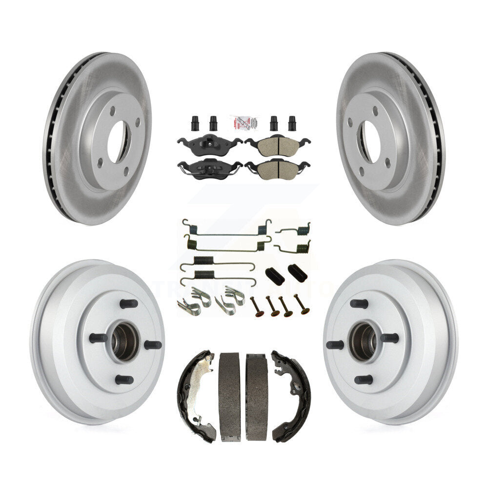 Transit Auto KGA-104240 Disc Brake Kit for 2000-2003 Ford Focus - Front and Rear