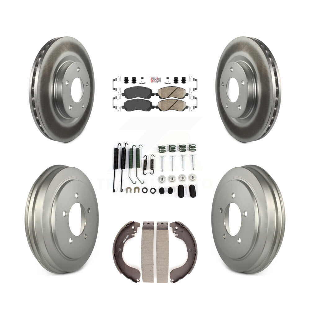 Transit Auto KGA-104245 Disc Brake Kit for 2007-2017 Dodge Caliber, Dodge Avenger and More - Front and Rear