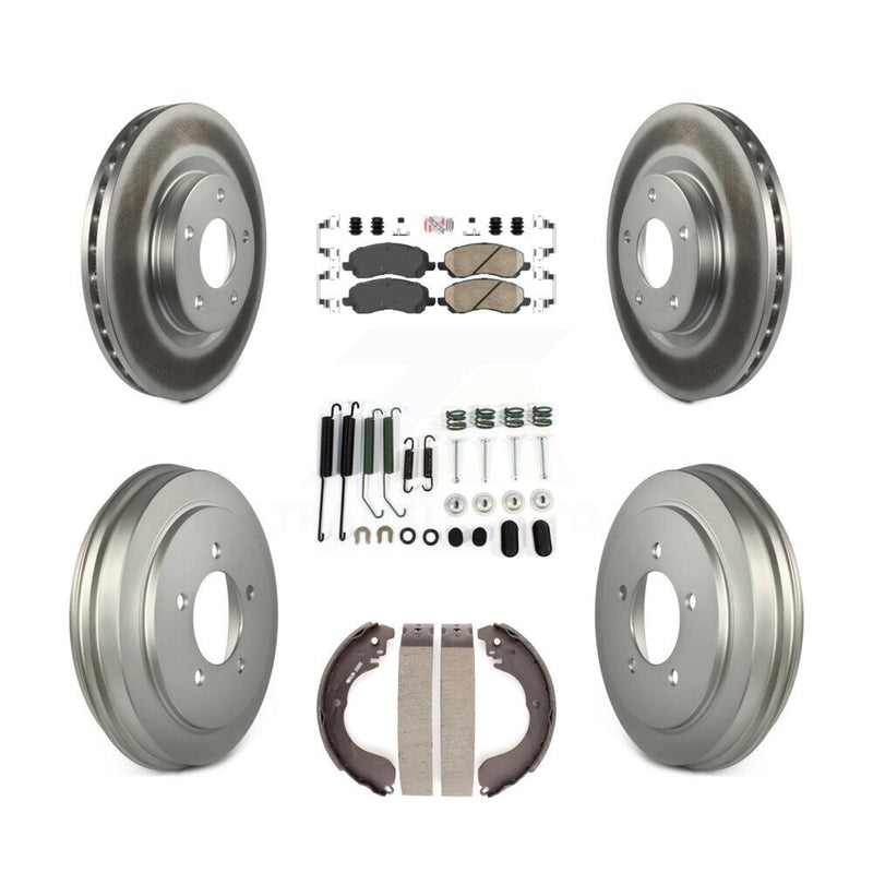 Transit Auto KGA-104245 Disc Brake Kit for 2007-2017 Dodge Caliber, Dodge Avenger and More - Front and Rear