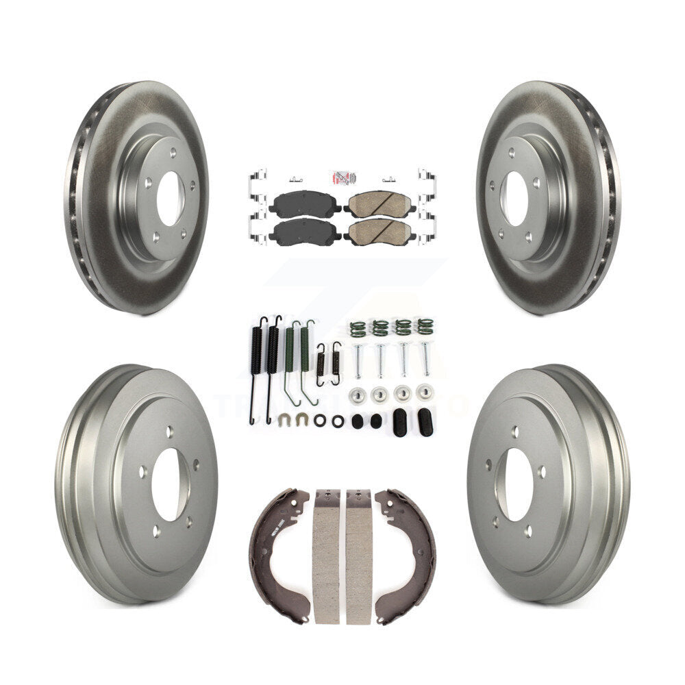 Transit Auto KGA-104246 Disc Brake Kit for 2007-2017 Dodge Caliber, Dodge Avenger and More - Front and Rear