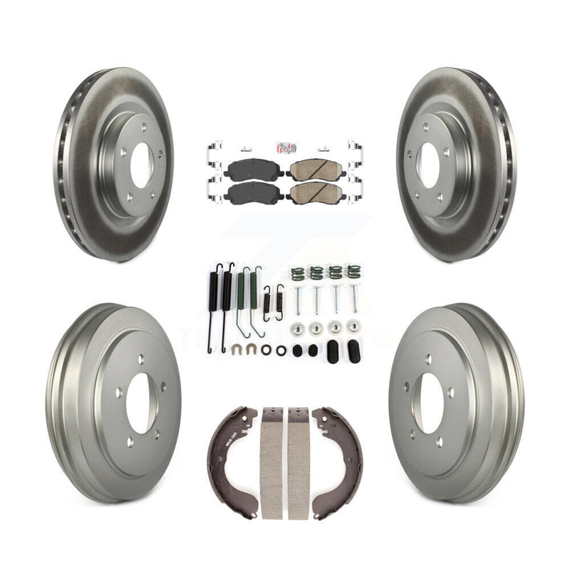 Transit Auto KGA-104246 Disc Brake Kit for 2007-2017 Dodge Caliber, Dodge Avenger and More - Front and Rear