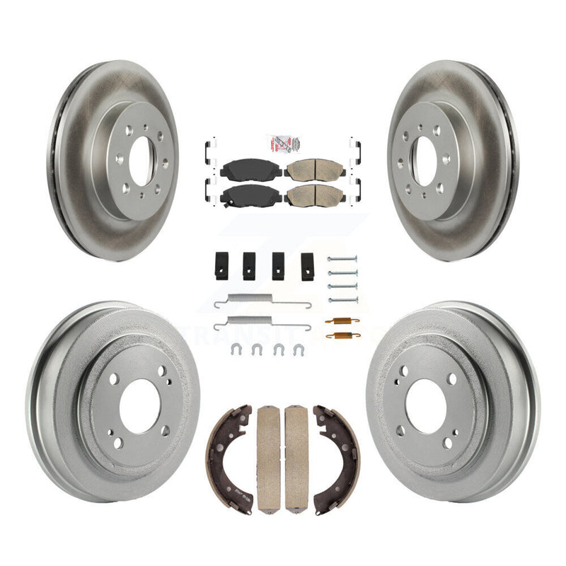 Transit Auto KGA-104250 Disc Brake Kit for 1996-2000 Honda Civic, Acura EL - Front and Rear