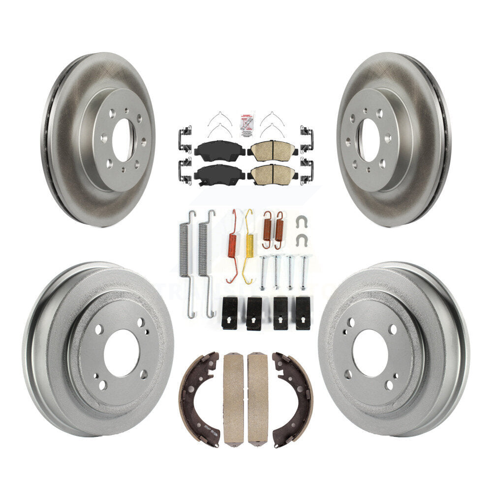 Transit Auto KGA-104251 Disc Brake Kit for 2007-2008 Honda Fit - Front and Rear