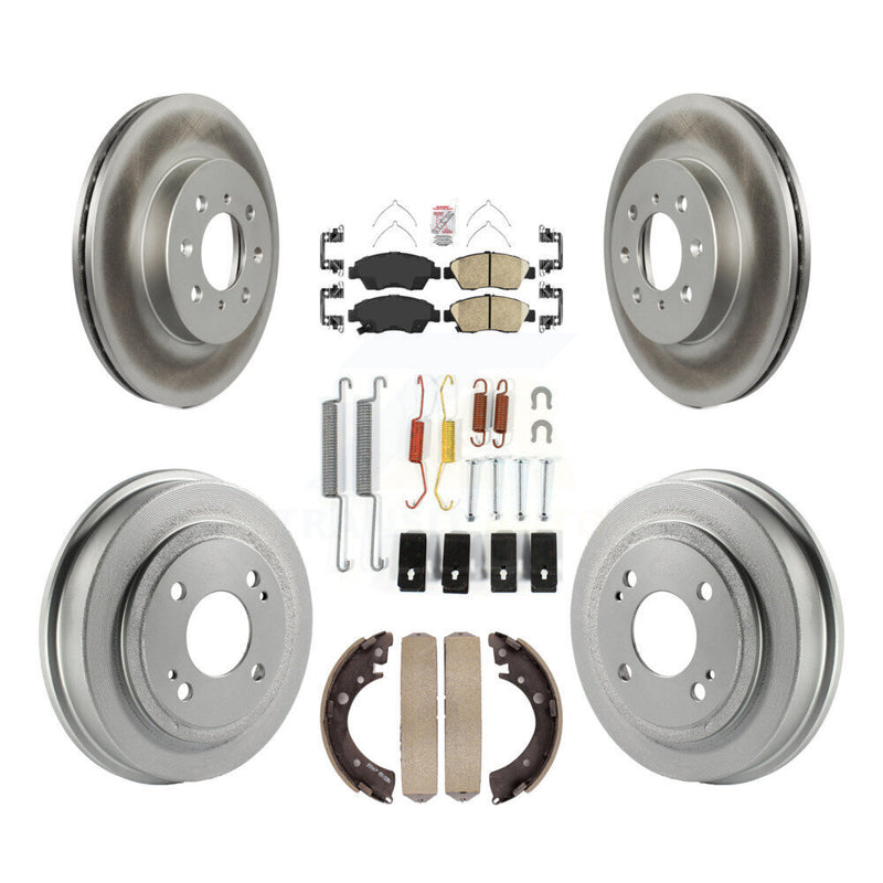 Transit Auto KGA-104251 Disc Brake Kit for 2007-2008 Honda Fit - Front and Rear
