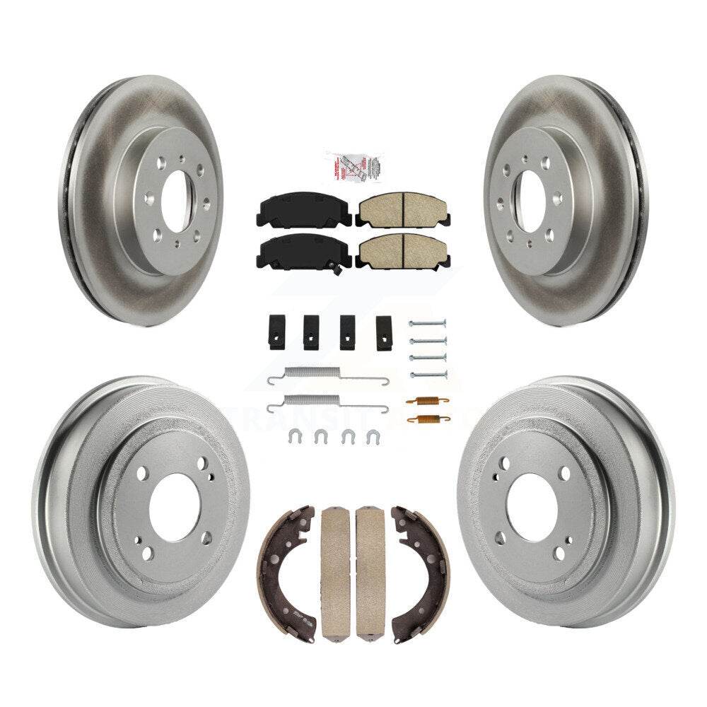 Transit Auto KGA-104253 Disc Brake Kit for 1997 Honda Civic - Front and Rear