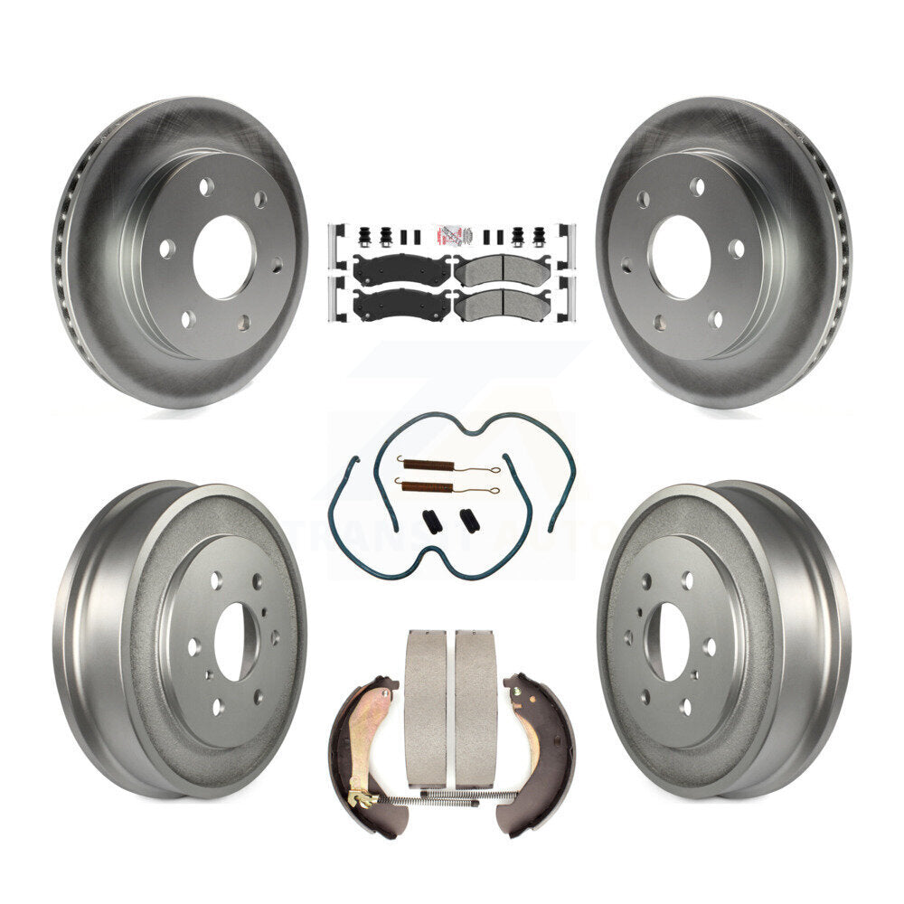 Transit Auto KGA-104267 Disc Brake Kit for 2005-2007 Chevrolet Silverado 1500 Classic, GMC Sierra 1500 Classic and More - Front and Rear