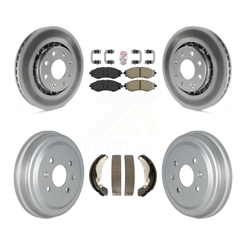Transit Auto KGA-104277 Disc Brake Kit for 2004-2015 Chevrolet Spark, Pontiac G3 and More - Front and Rear