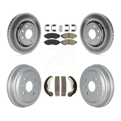 Transit Auto KGA-104277 Disc Brake Kit for 2004-2015 Chevrolet Spark, Pontiac G3 and More - Front and Rear
