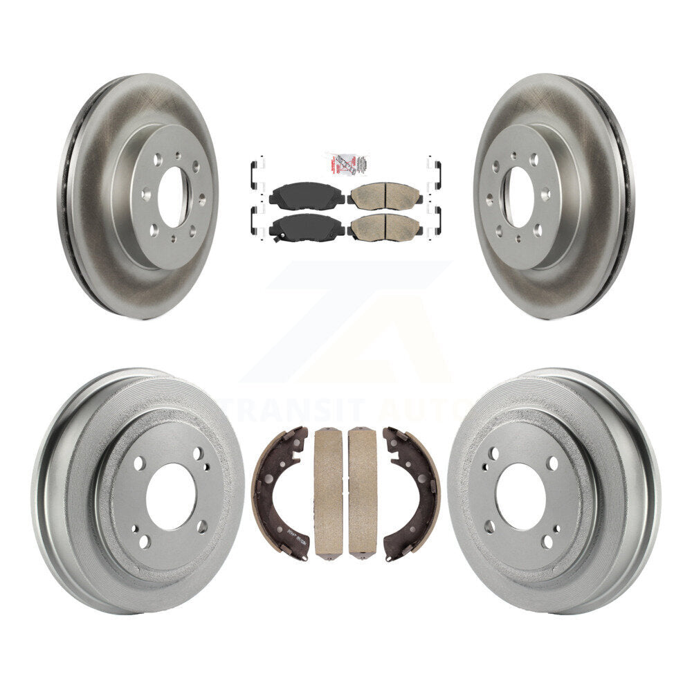 Transit Auto KGA-104283 Disc Brake Kit for 1996-2000 Honda Civic, Acura EL - Front and Rear