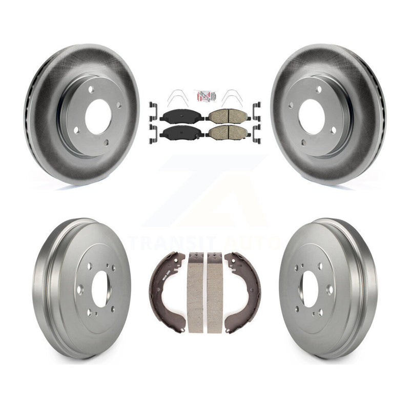 Transit Auto KGA-104292 Disc Brake Kit for 2008 Nissan Versa - Front and Rear