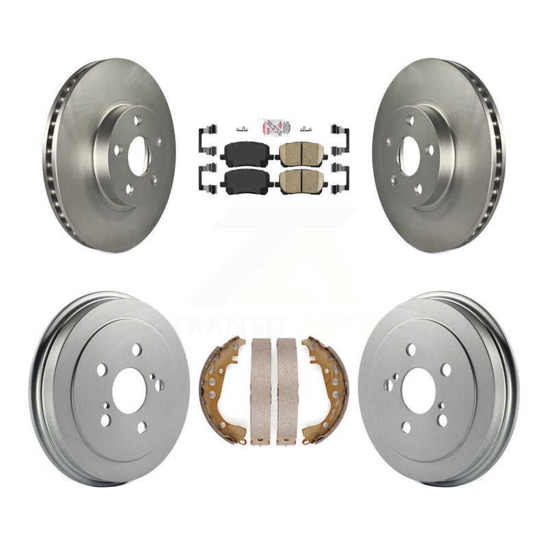Transit Auto KGA-104293 Disc Brake Kit for 2003-2008 Toyota Corolla - Front and Rear