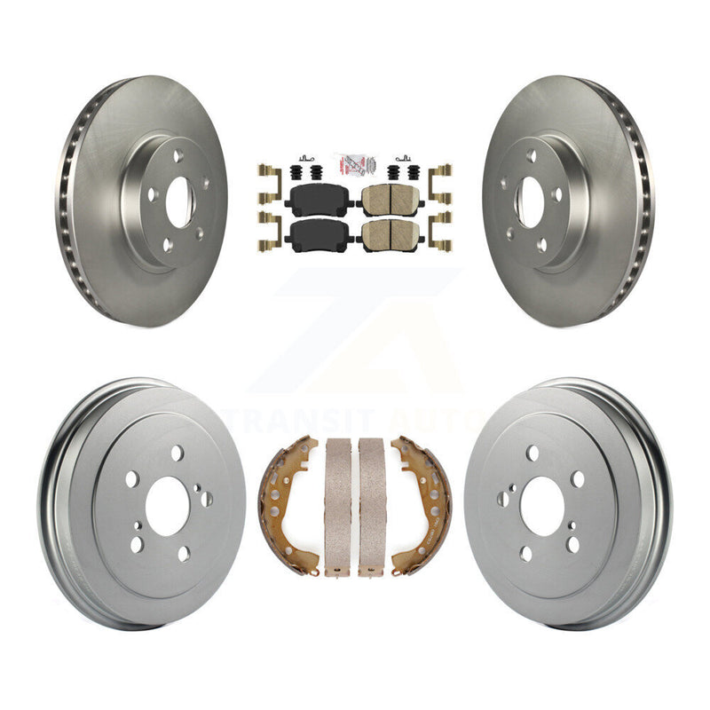 Transit Auto KGA-104295 Disc Brake Kit for 2003-2008 Toyota Corolla - Front and Rear