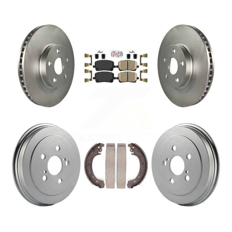 Transit Auto KGA-104296 Disc Brake Kit for 2003-2008 Toyota Corolla - Front and Rear