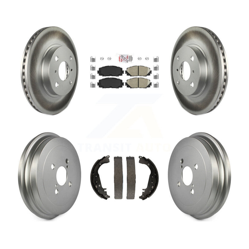 Transit Auto KGA-104306 Disc Brake Kit for 2006-2014 Toyota Yaris - Front and Rear