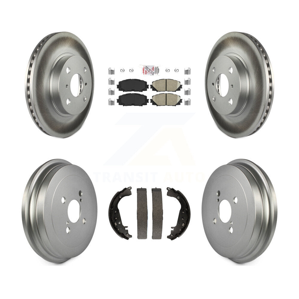 Transit Auto KGA-104307 Disc Brake Kit for 2006-2014 Toyota Yaris - Front and Rear